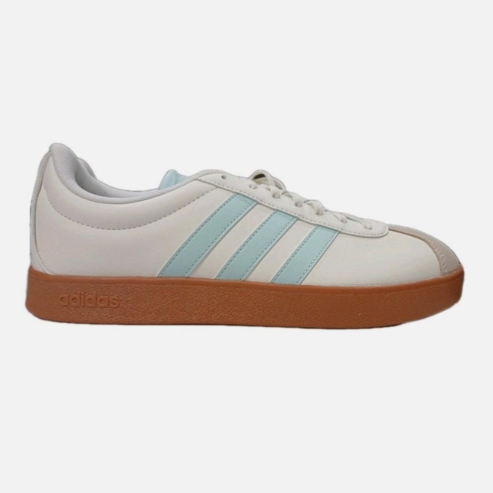 Adidas NWT VL Court Base White Turquoise Grey Shoes JI1767 BLUE
Women's Size 10